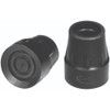 Carex Cane Tips, Standard, Natural Rubber, Black, 3/4" Thumbnail Image