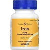 Foster & Thrive Iron 65 mg Ferrous Sulfate 325 mg Tablets - 100 count Thumbnail Image