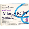Foster & Thrive Children's Allergy Relief Loratadine Chewable Tablets, 5 mg Grape - 30 count Thumbnail Image