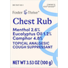 Foster & Thrive Chest Rub Menthol 2.6% Eucalyptus Oil 1.2% Camphor 4.8% - 3.5 oz Thumbnail Image