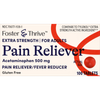 Foster & Thrive Pain Reliever Acetaminophen 500 mg Tablets Extra Strength - 100 count Thumbnail Image