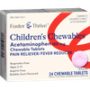 Foster & Thrive Children's Chewables Acetaminophen 160 mg Tablets Bubble Gum - 24 count Thumbnail Image