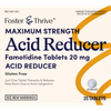 Foster & Thrive Maximum Strength Acid Reducer Famotidine Tablets 20 mg - 25 count Thumbnail Image