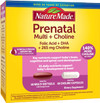 Nature Made Prenatal Multi + Choline Softgels + Capsules - 120 ct Thumbnail Image