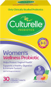 Culturelle Women's Wellness Probiotic Chewable Tablets Mixed Fruit - 30 ct Thumbnail Image