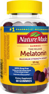 Nature Made Melatonin 10 mg Gummies Time Release Cherry - 60 ct Thumbnail Image
