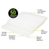 Glue Sticks, Regular, 4" - 1 Pack of 50 – with Gentle and Reliable Fit Thumbnail Image