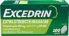 Excedrin Extra Strength Caplets - 100 count Thumbnail Image