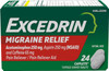 Excedrin Migraine Relief Caplets - 24 count Thumbnail Image