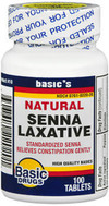 Basic Drugs Senna-S Laxative With Stool Softener, 100 Tablets Thumbnail Image