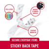 Velcro Sticky Back Strips, White, 3/4"X4" - 1 Package Thumbnail Image