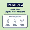 MONISTAT 3 Vaginal Antifungal Suppositories Combination Pack - 3 ct Thumbnail Image