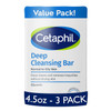 Cetaphil Deep Cleansing Bars Dry To Normal, Sensitive Skin - 3 pk Thumbnail Image