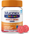 Mucinex Children's Mighty Chews Cough Dextromethorphan HBr 10 mg Tablets Mixed Berry - 16 chews Thumbnail Image