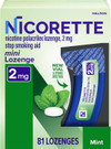 Nicorette Nicotine Polacrilex Mini Lozenge 2 mg Stop Smoking Aid, Mint - 81 count Thumbnail Image