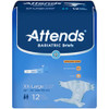 Attends Adult Bariatric Briefs XXL 1 Pack of 12 – for Incontinence Protection and Confidence Thumbnail Image