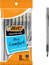 Round Stic Grip Pen, Black, Medium - 1 Package Thumbnail Image