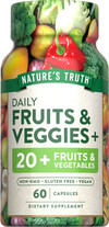 Nature's Truth Daily Fruits & Veggies+ Vegetarian - 60 Capsules Thumbnail Image