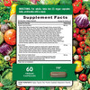 Nature's Truth Daily Fruits & Veggies+ Vegetarian - 60 Capsules Thumbnail Image