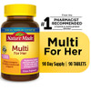 Nature Made Multi for Her Vitamin/Mineral - 90 Tablets