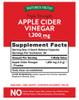 Nature's Truth Apple Cider Vinegar 1200 mg Quick Release Capsules Triple Strength - 60 ct