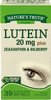 Nature's Truth Lutein 20 mg plus Zeaxanthin & Bilberry Quick Release Softgels - 39 ct