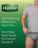 Depend Fit-Flex Underwear for Men X-Large Maximum Absorbency - 2 pks of 15