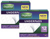 Depend Incontinence Bed Protectors, Disposable Underpad, Overnight Absorbency, 24 Count