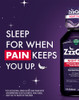 ZzzQuil Night Pain Nighttime Sleep-Aid Pain Reliever Liquid Midnight Berry - 12 oz