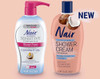 Nair Shower Cream Hair Remover Natural Coconut Oil & Vitamin E - 12.6 oz