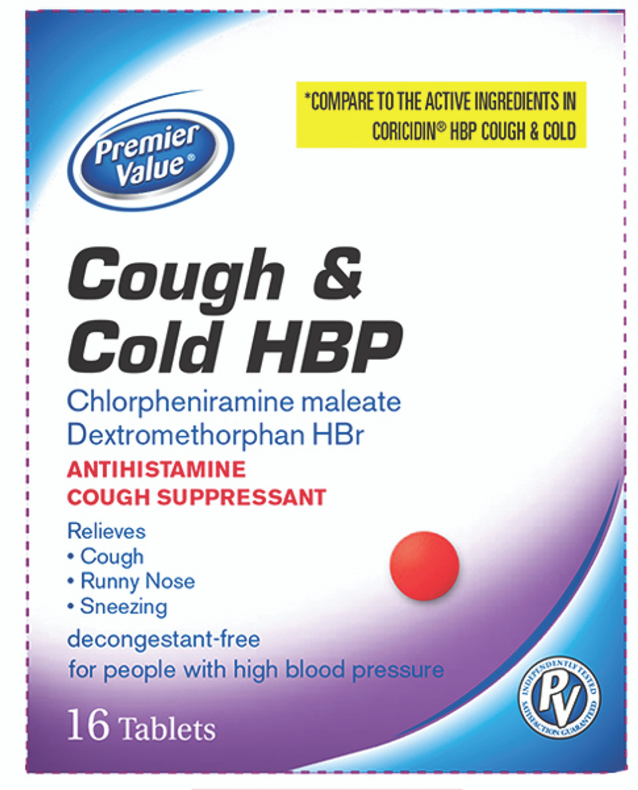 Coricidin Hbp Multi Symptom Flu Maximum Strength Tablets 24 Ct The Online Drugstore 9557