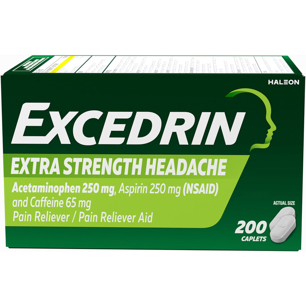 Excedrin Extra Strength Pain Reliever - 200 Caplets - The Online