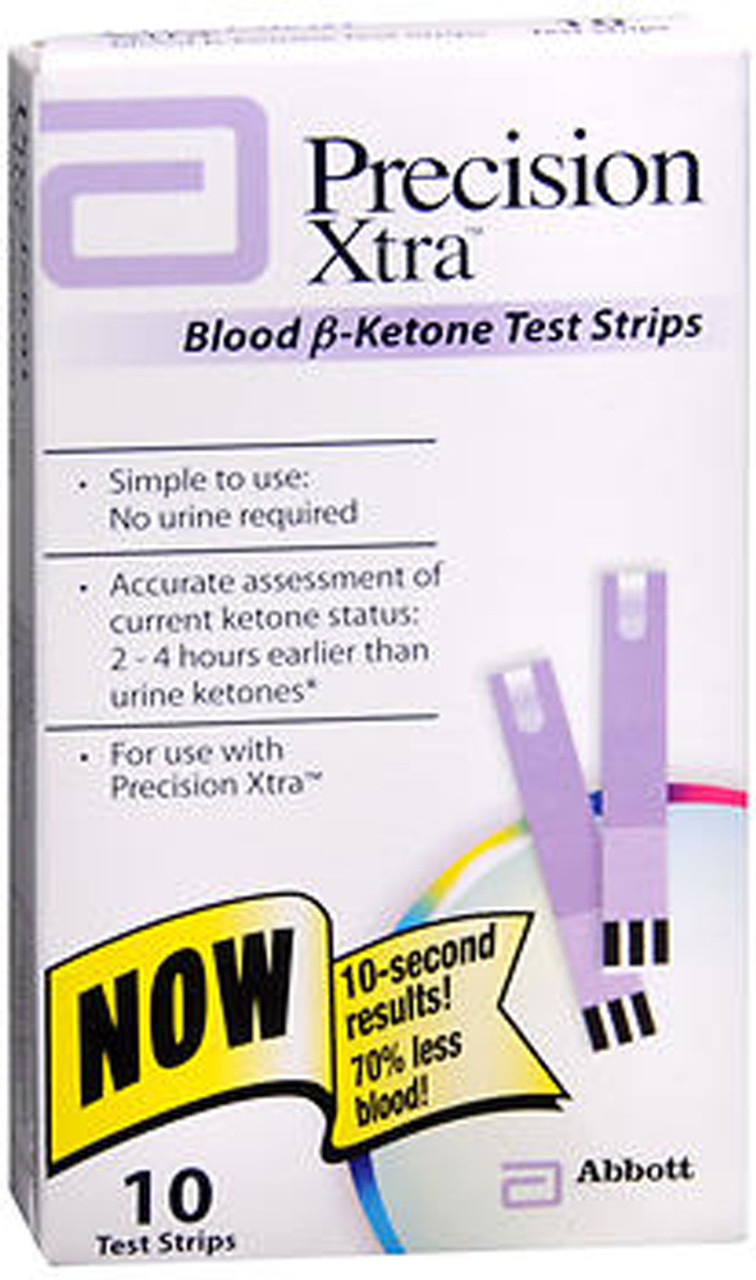 Precision Xtra Blood B-Ketone Test Strips - 10 ct - The Online