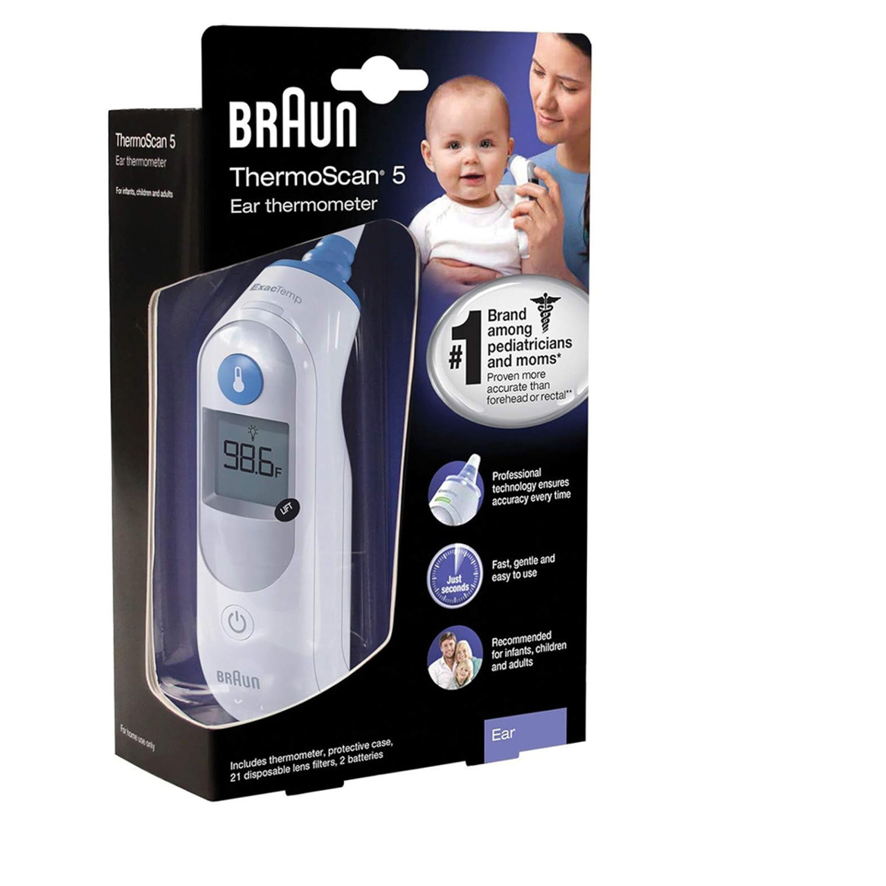 Braun ThermoScan Ear Thermometer - 1 each - The Online Drugstore ©