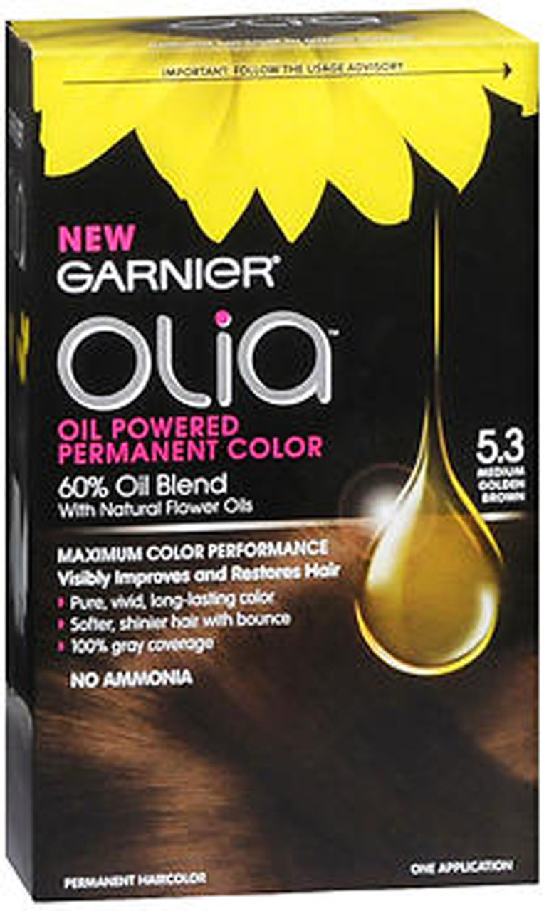 medium golden brown hair dye garnier