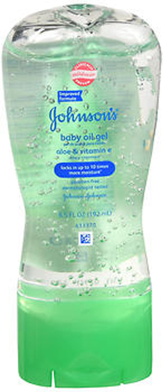 Johnson's Baby Oil Gel, Aloe Vera & Vitamin E, Soothing, 6.5 fl. oz 