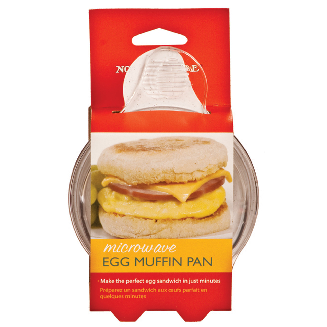 Microwave Egg N Muffin Maker, White - 1 Pkg - The Online Drugstore ©