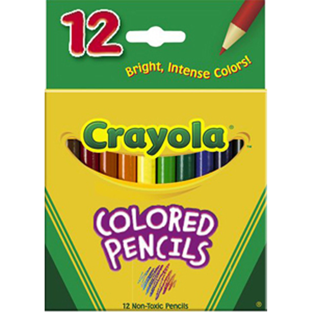 Crayola 12ct Kids Pre-Sharpened Colored Pencils