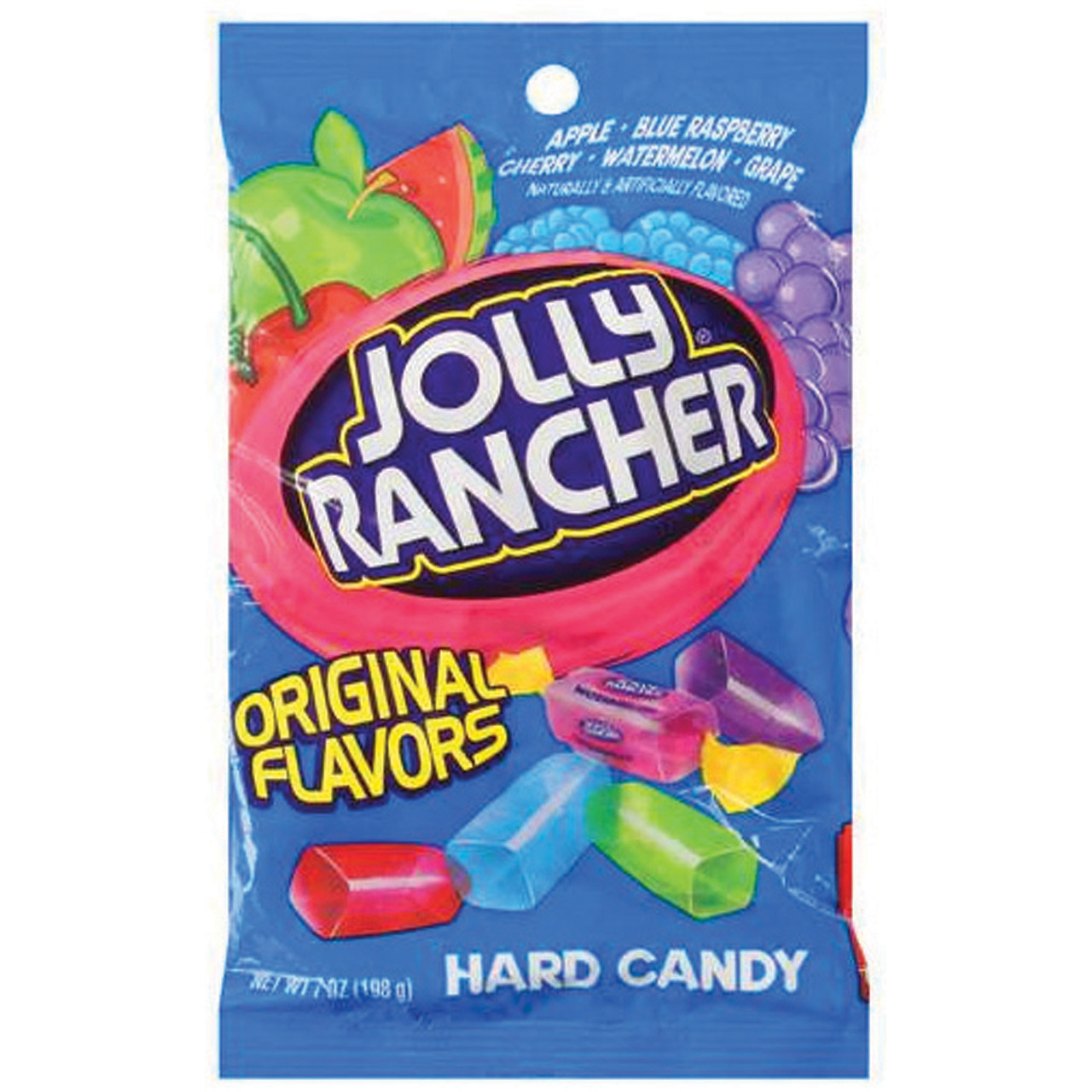 Jolly Rancher Fruit Peg Bag, Assorted, 7 oz - 1 Bag - The Online ...