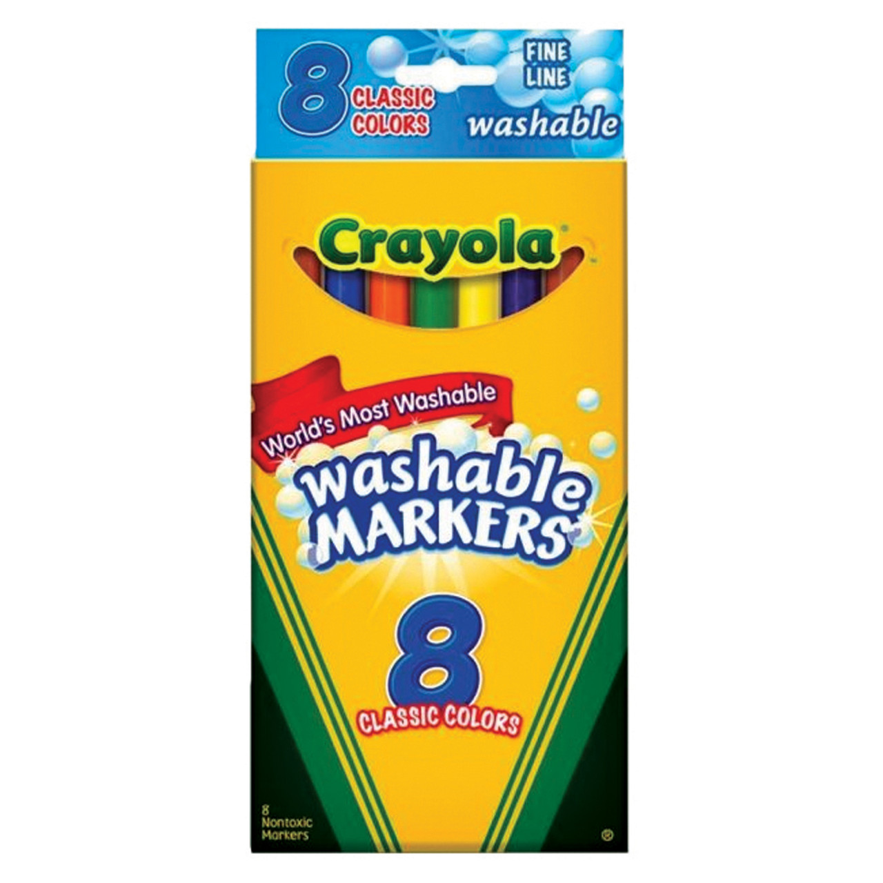 Crayola 10ct Kids Fine Line Markers Classic Colors