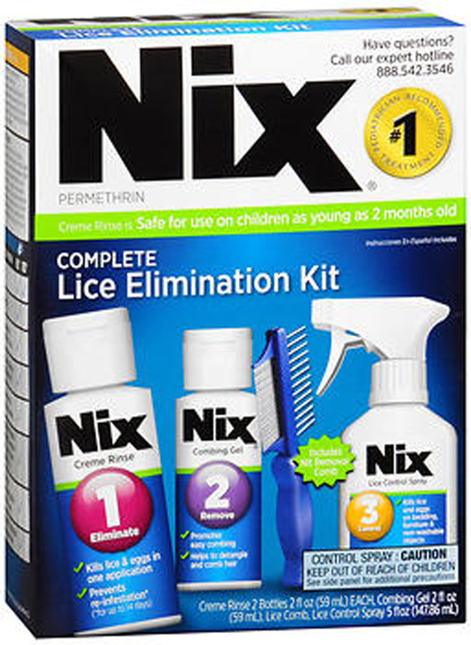 Nix Permethrin Lice Killing Creme Rinse Kit
