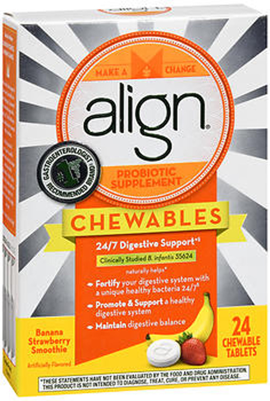 align chewable tablets