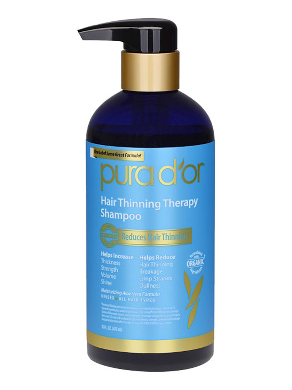 Pura d'or Hair Thinning Therapy Energizing Scalp Serum - 4 fl oz