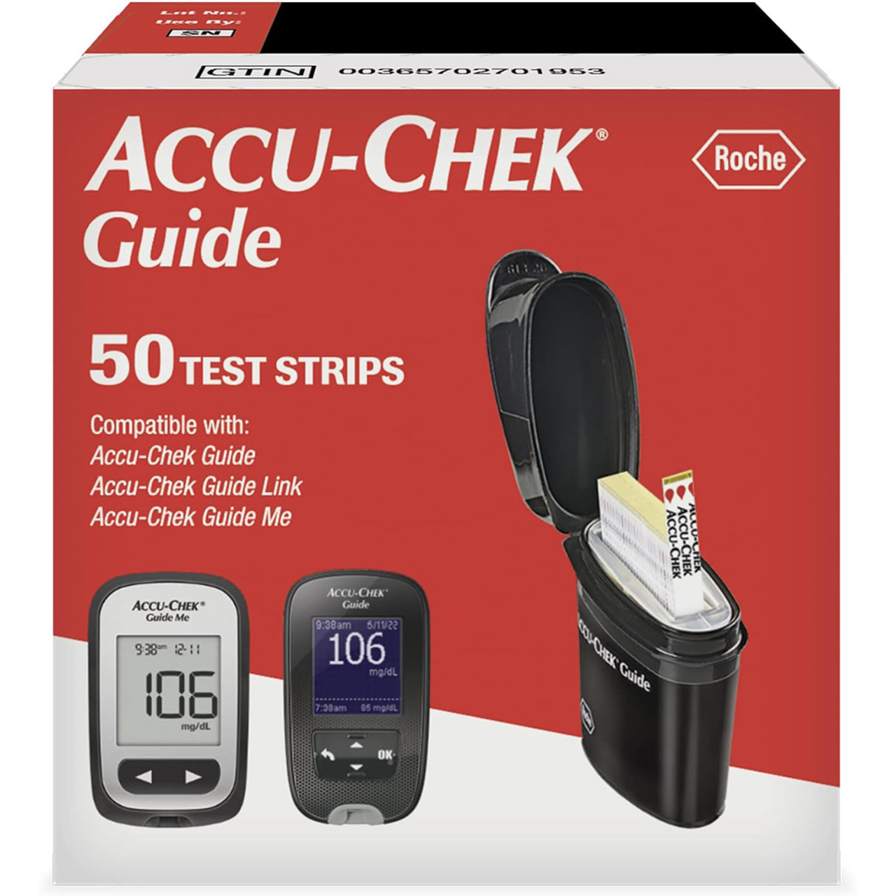 Accu Chek Guide Test Strips 50 Ct The Online Drugstore C