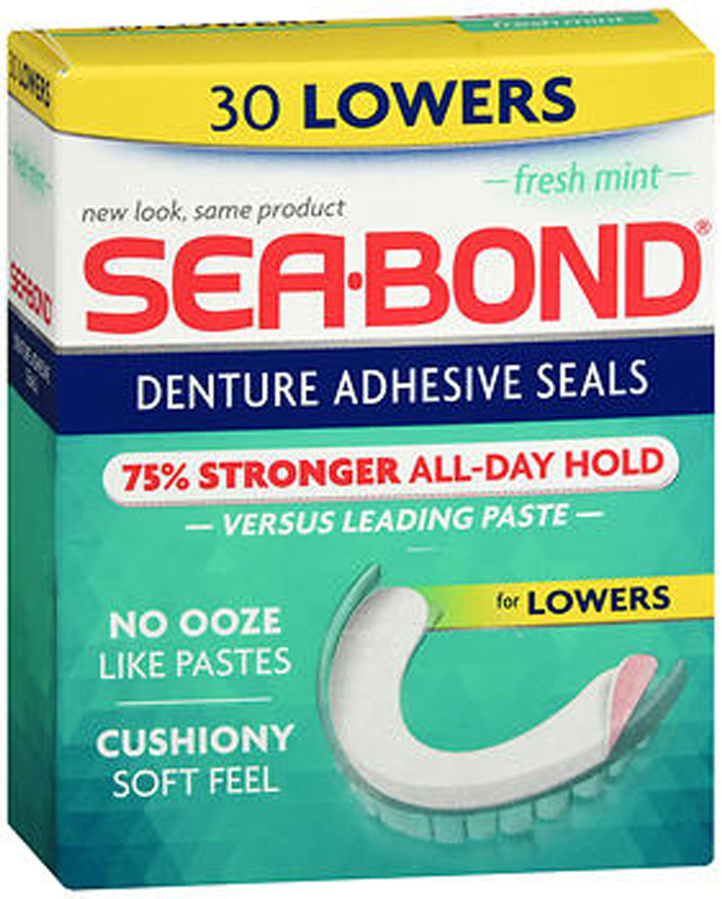 Sea Bond Denture Seal Lower, 30Ct