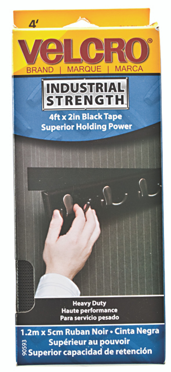 Industrial Strength 4ft x 2in tape, black
