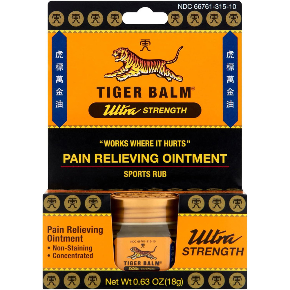 Tiger Balm Ultra Strength Pain Relieving Ointment 0.63oz The Online