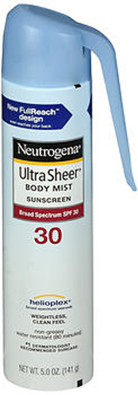 Neutrogena Ultra Sheer Body Mist Sunscreen SPF - 5 oz - The Online Drugstore ©