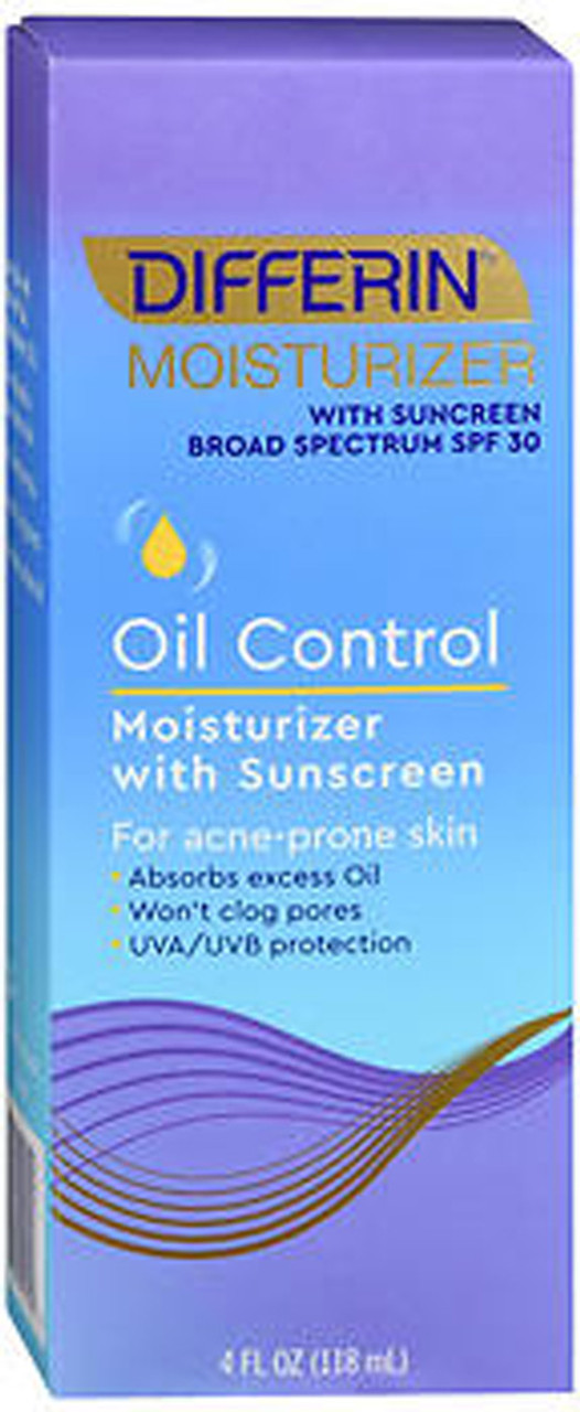 differin oil control moisturizer with sunscreen ingredients