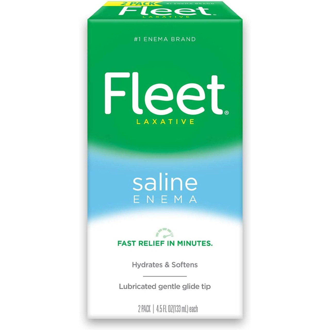 Fleet Enema, ReadytoUse Saline Laxative, 2 4.5 oz The Online